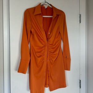 H&M orange  short dress